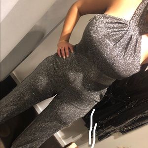 Michael Kors silver jumpsuit